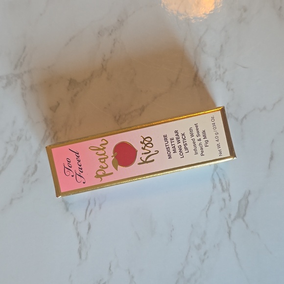 Too Faced Other - Too Faced Peach Kiss Moisture Matte Long Wear Lipstick - He's With Me BNIB
